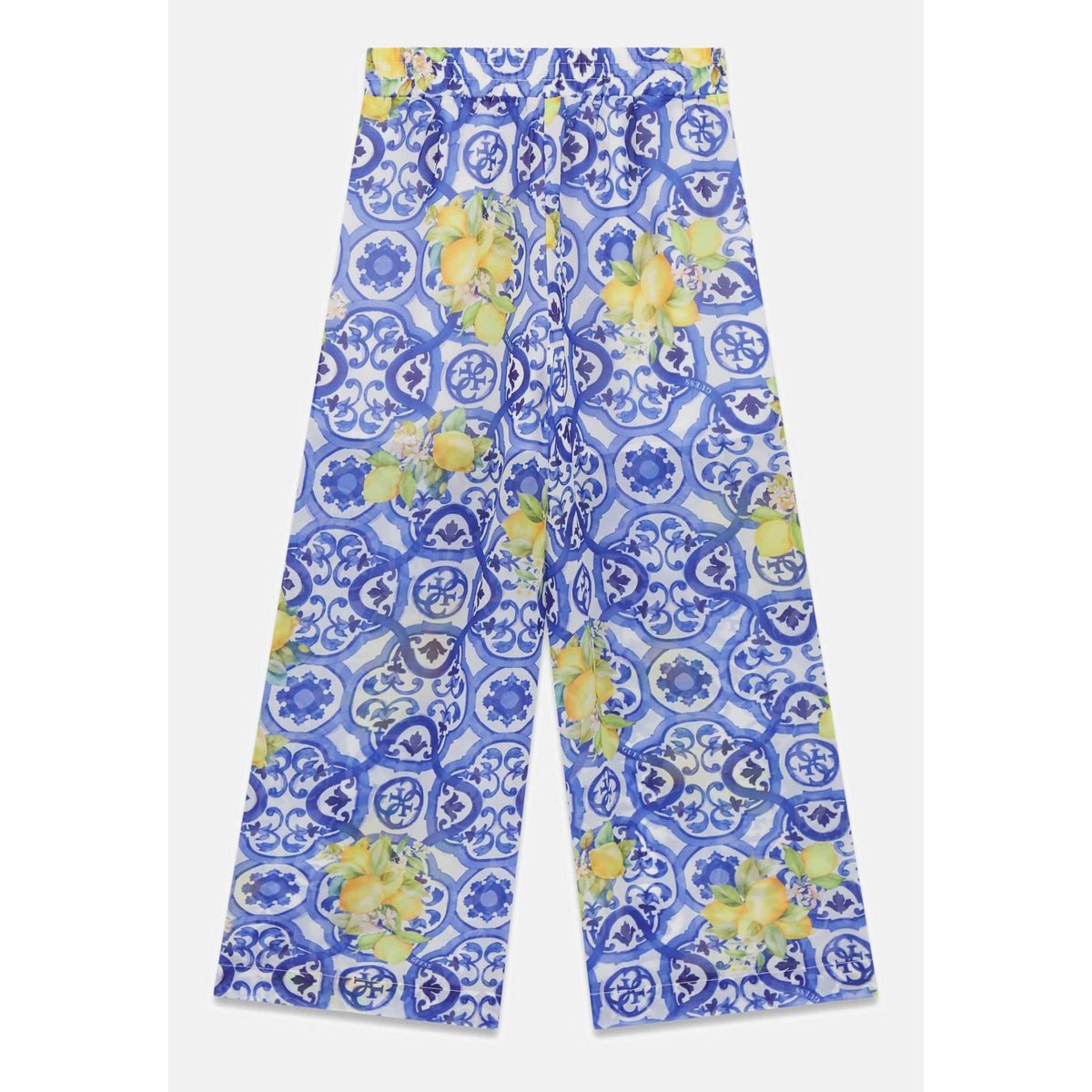 Pantalons Palazzo En Chiffon blau multi, GUESS KIDS