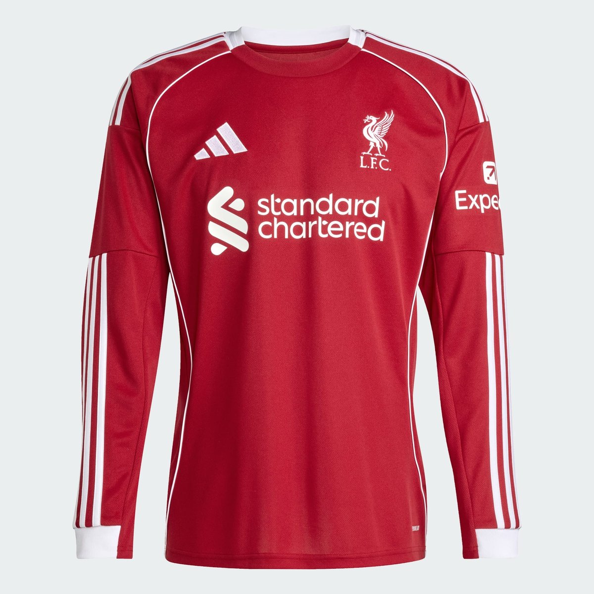 Maillot Manches Longues Domicile Liverpool Fc 25/26 Maillot Manches Longues Domicile Liverpool Fc 25/26 strawberry red, adidas Performance