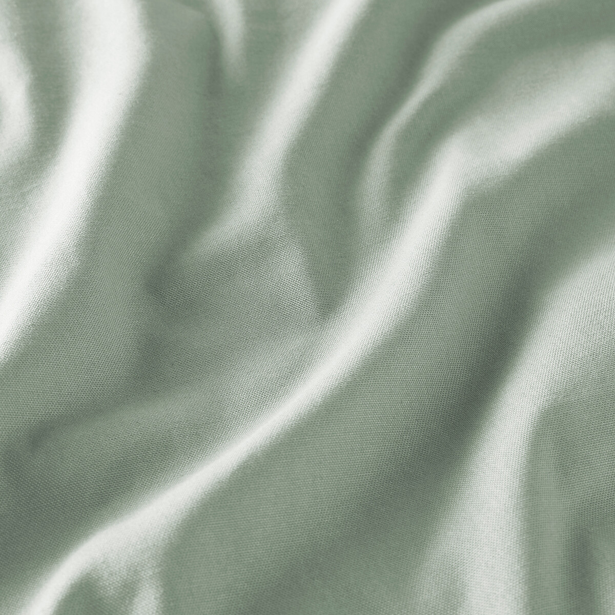 Scénario Hidden Tab Cotton Curtain sage green, LA REDOUTE INTERIEURS