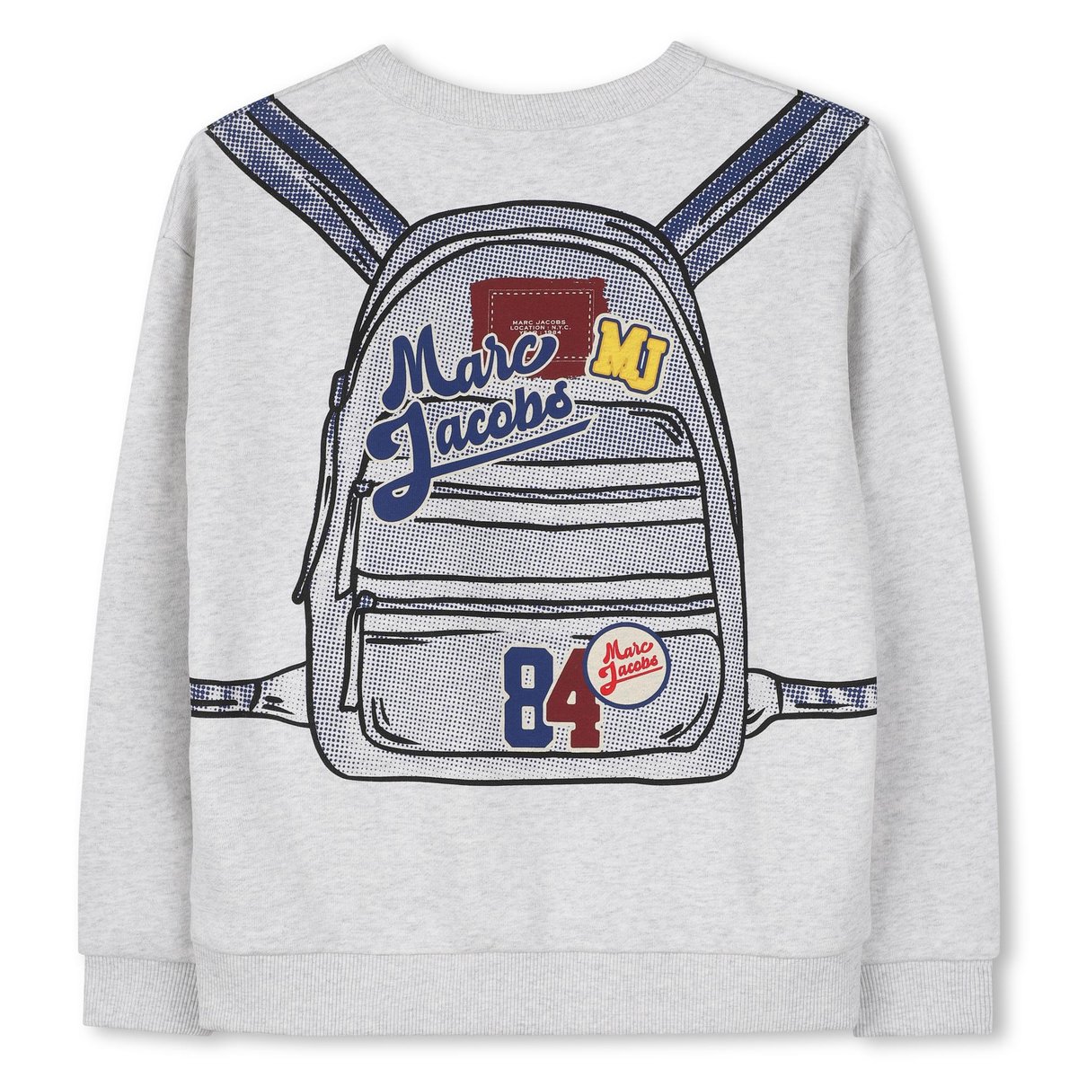 Sweat à manches longues gris chine clair, MARC JACOBS