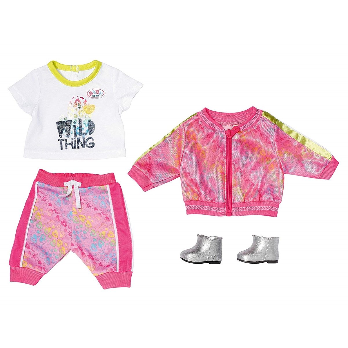 BABY Born Deluxe Trendiges Pink Set 43cm multicolore, ZAPF CREATION