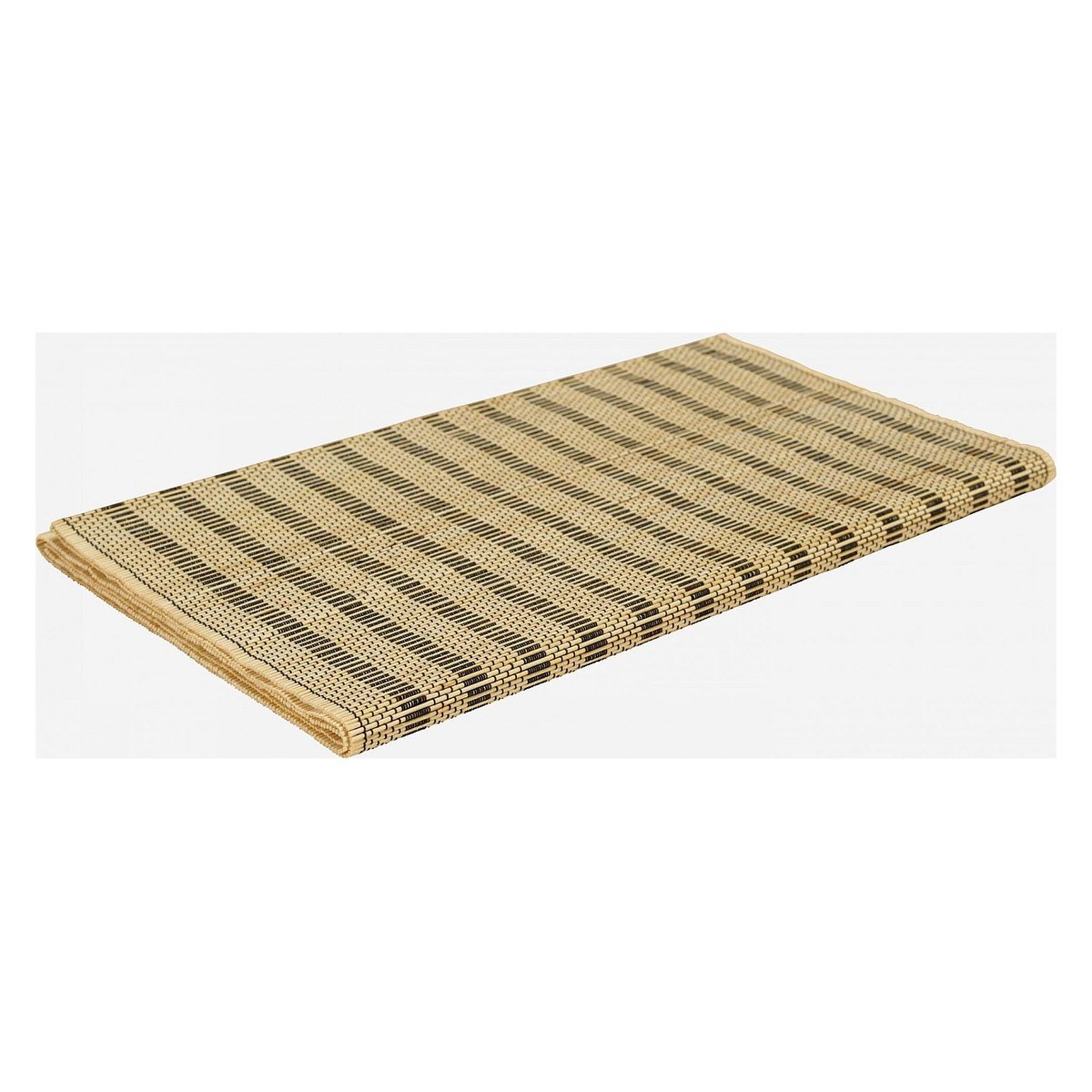 Lot de 2 travers de table en bambou LUCE noir, naturel foncé, naturel clair, HABITAT