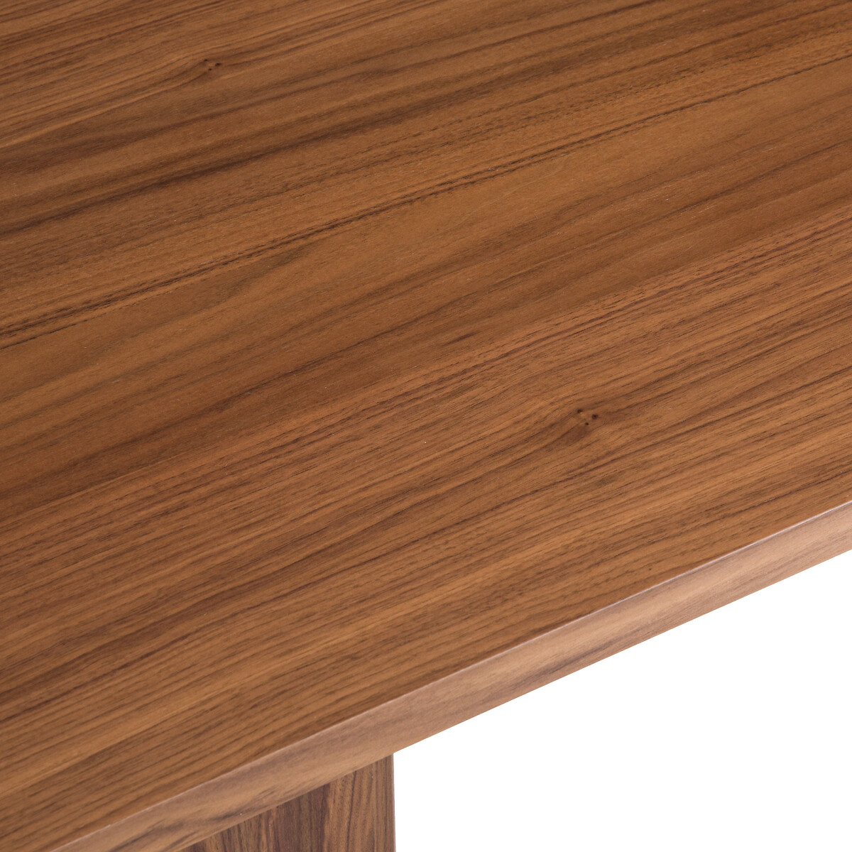 Table à manger, extensible, plaqué noyer, 6 à 10 couverts, VINTELE coloris noyer, LA REDOUTE INTERIEURS