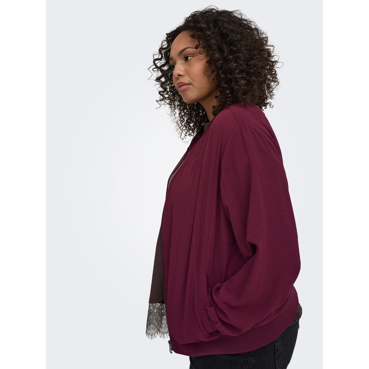 Veste Bomber fig, ONLY CARMAKOMA