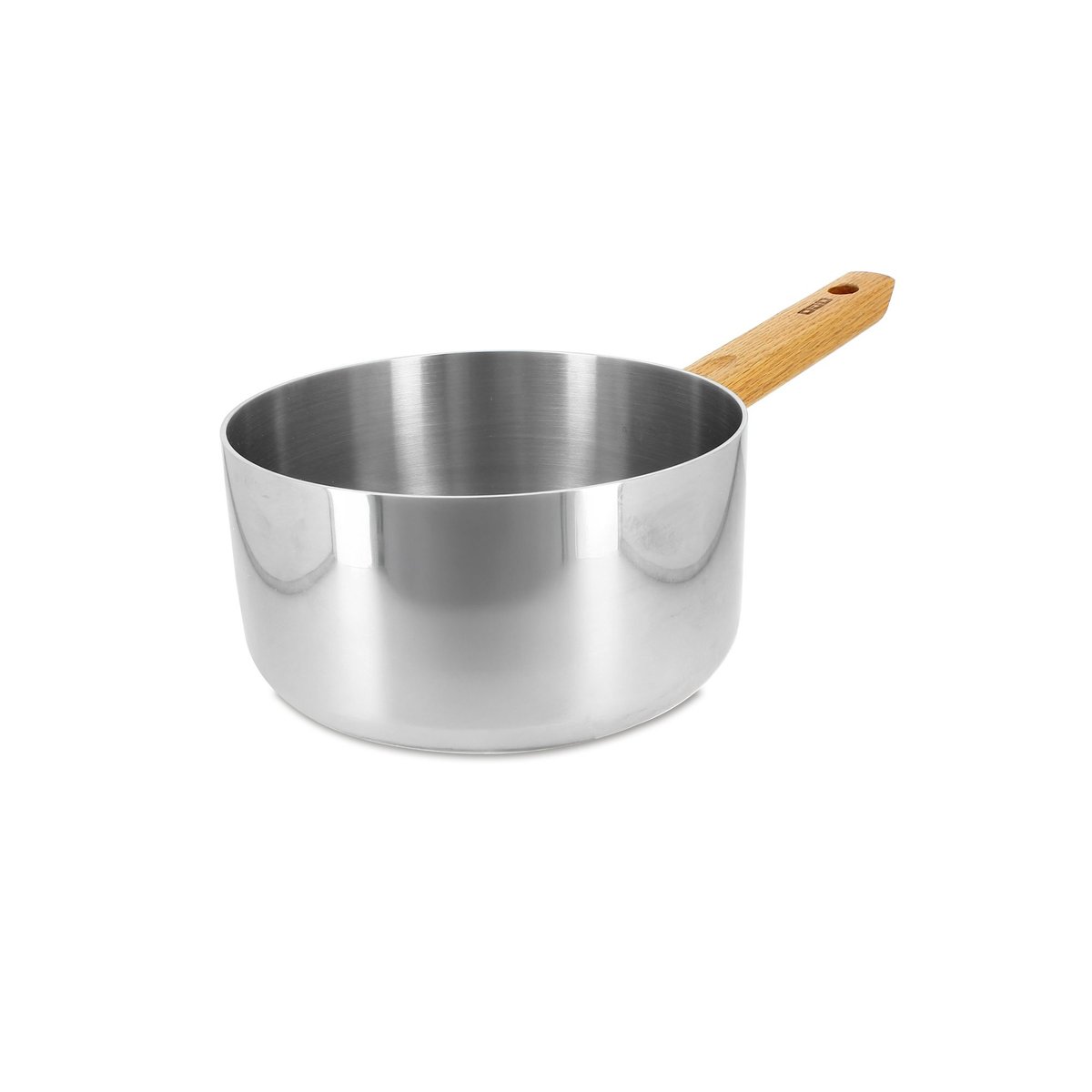 Casserole 18cm en acier inoxydable, ECTOR inox-naturel, OGO LIVING