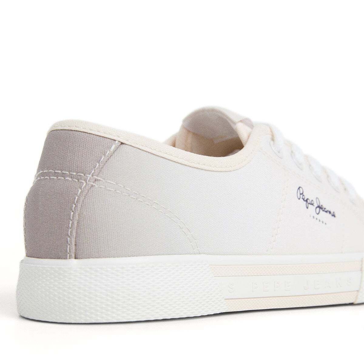 Baskets en toile Brady Colors beige pêche clair, PEPE JEANS