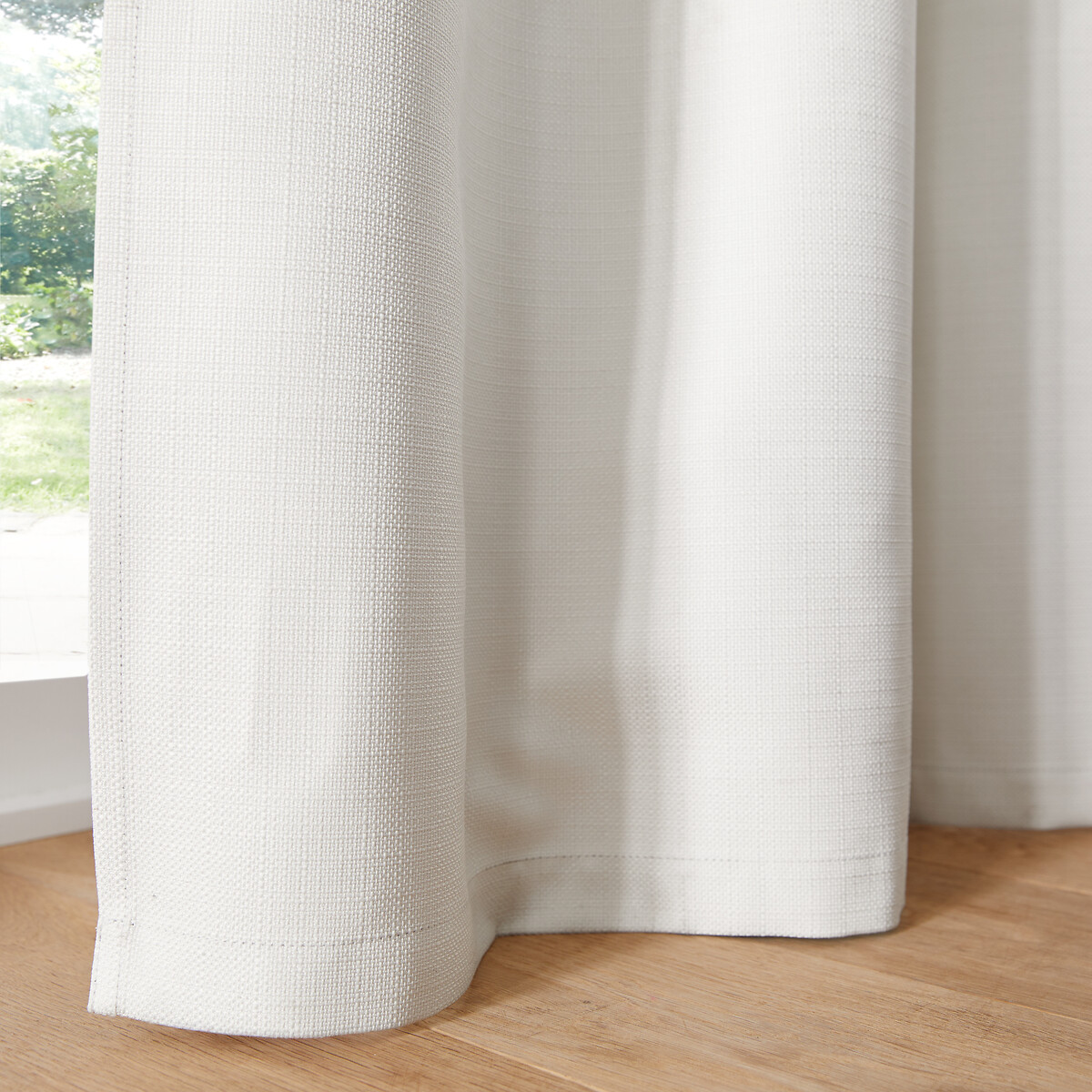 Rideau occultant polyester recyclé Select ecru, LA REDOUTE INTERIEURS