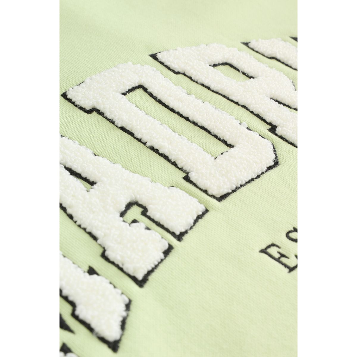Sweat décontracté en tissu bouclé imprimé vert citron madrid espagne, NEXT