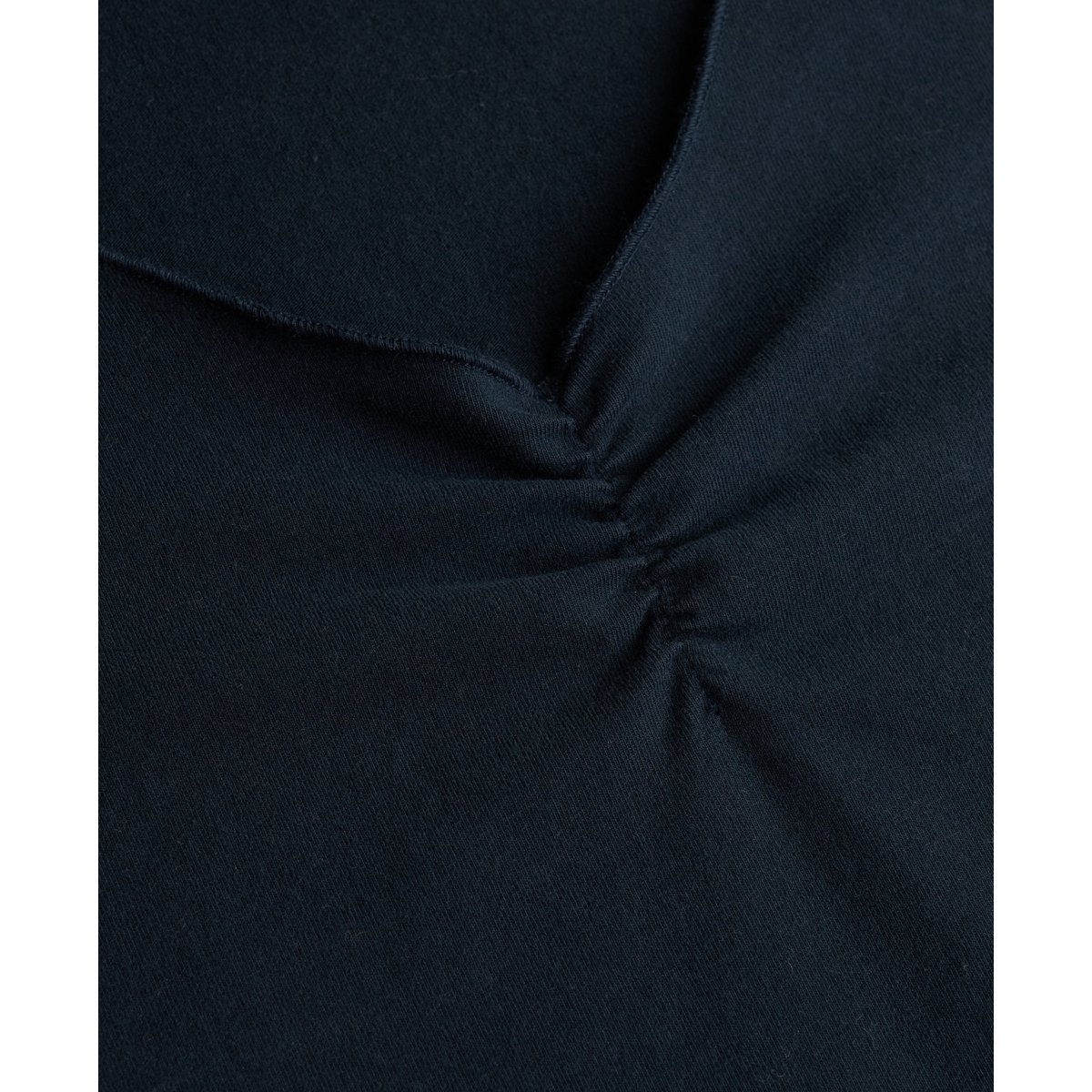 Haut Manches Longues Athletic Essential Froncé bleu marine éclipse, SUPERDRY