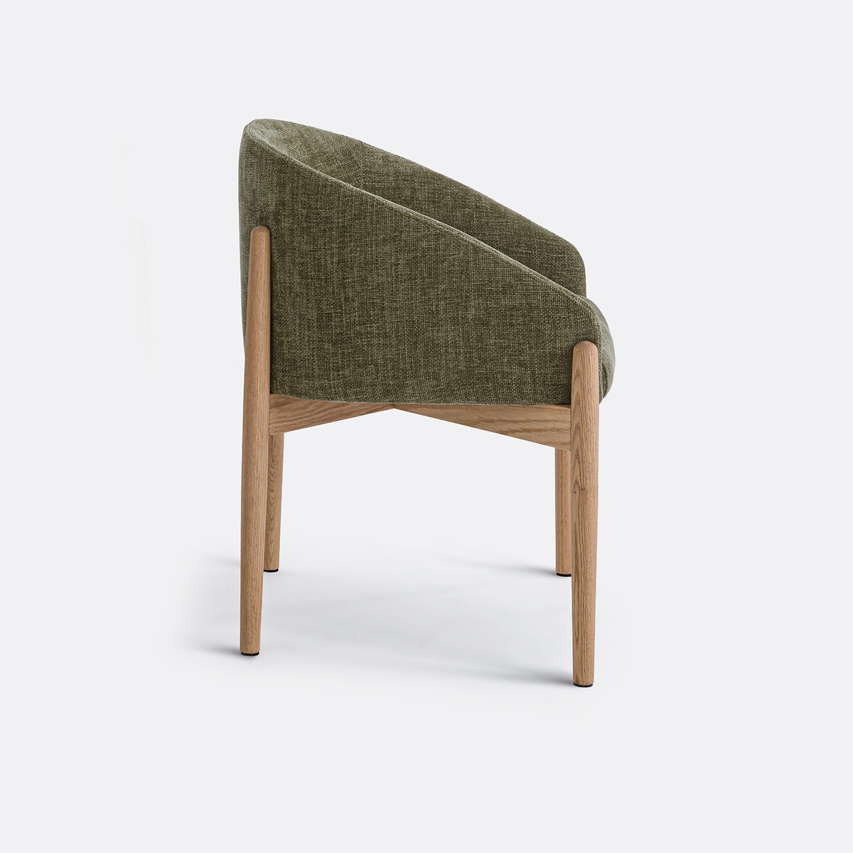Sillón de comedor en tejido texturizado, Beca verde, LA REDOUTE INTERIEURS