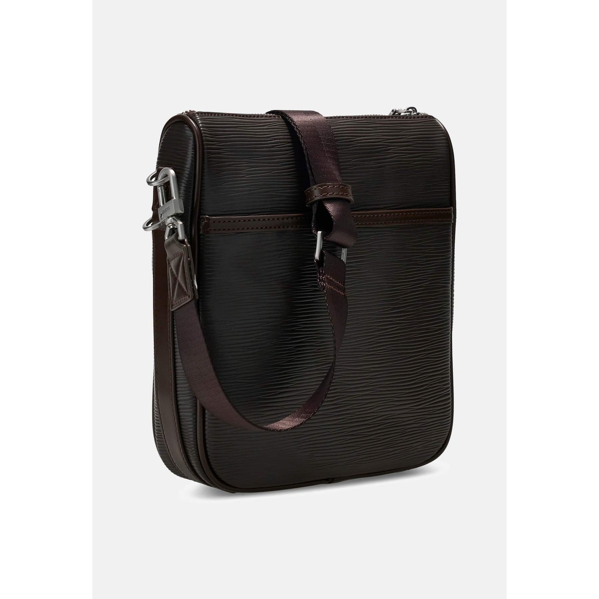 Sac Milano Mini Crossbody marron foncé, GUESS