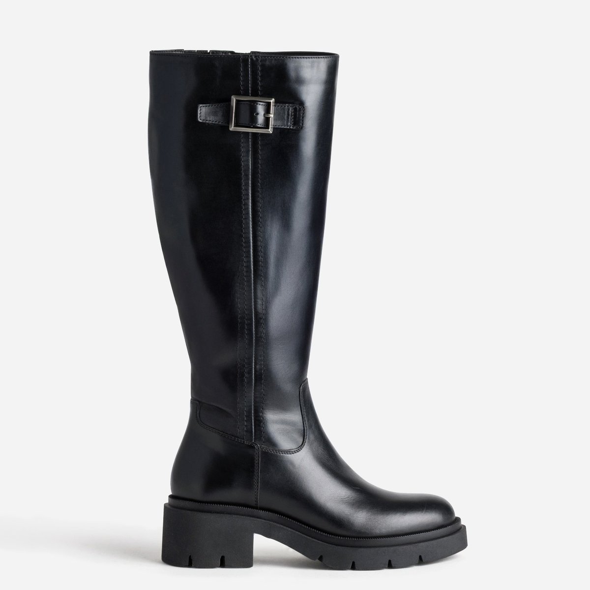 Botte À Talon en cuir MARWA noir, ERAM