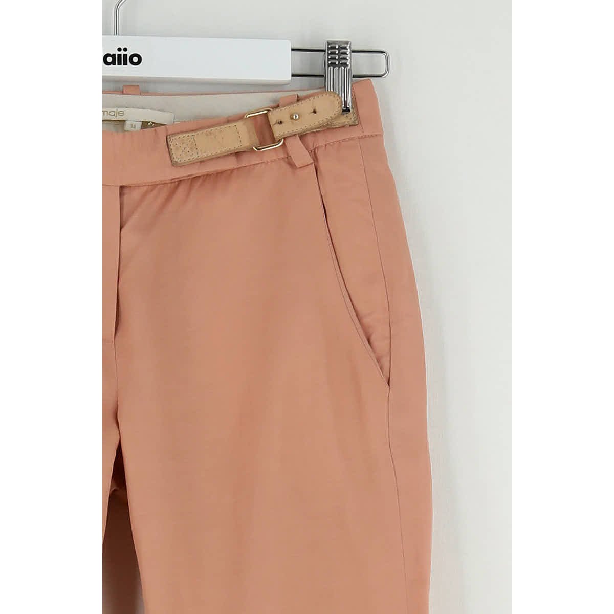 Pantalon slim - Bon État rose, MAJE
