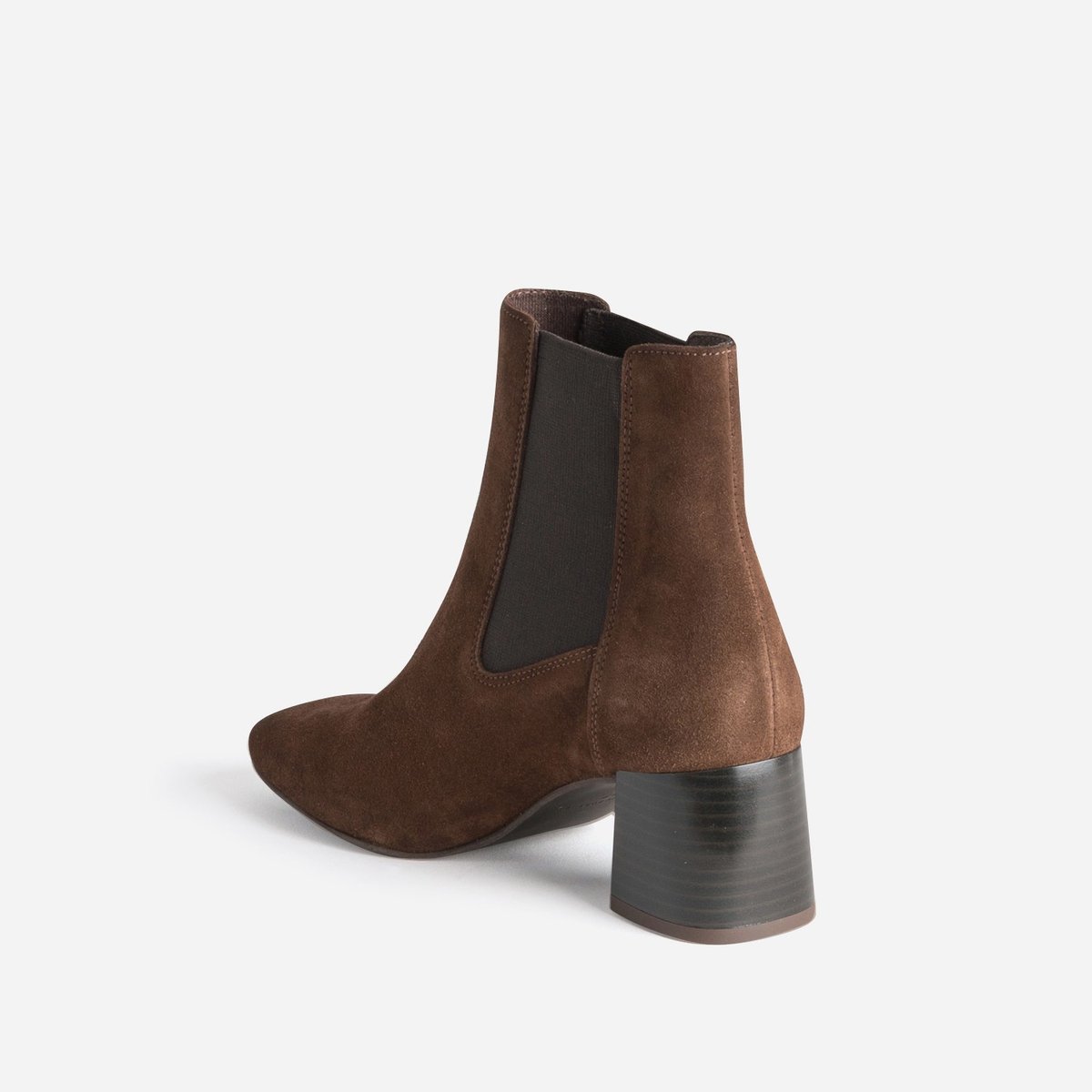 Boots À Talon en cuir NAZRA marron, ERAM