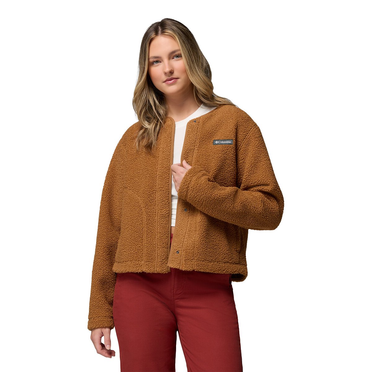 Veste coupe droite marron, COLUMBIA