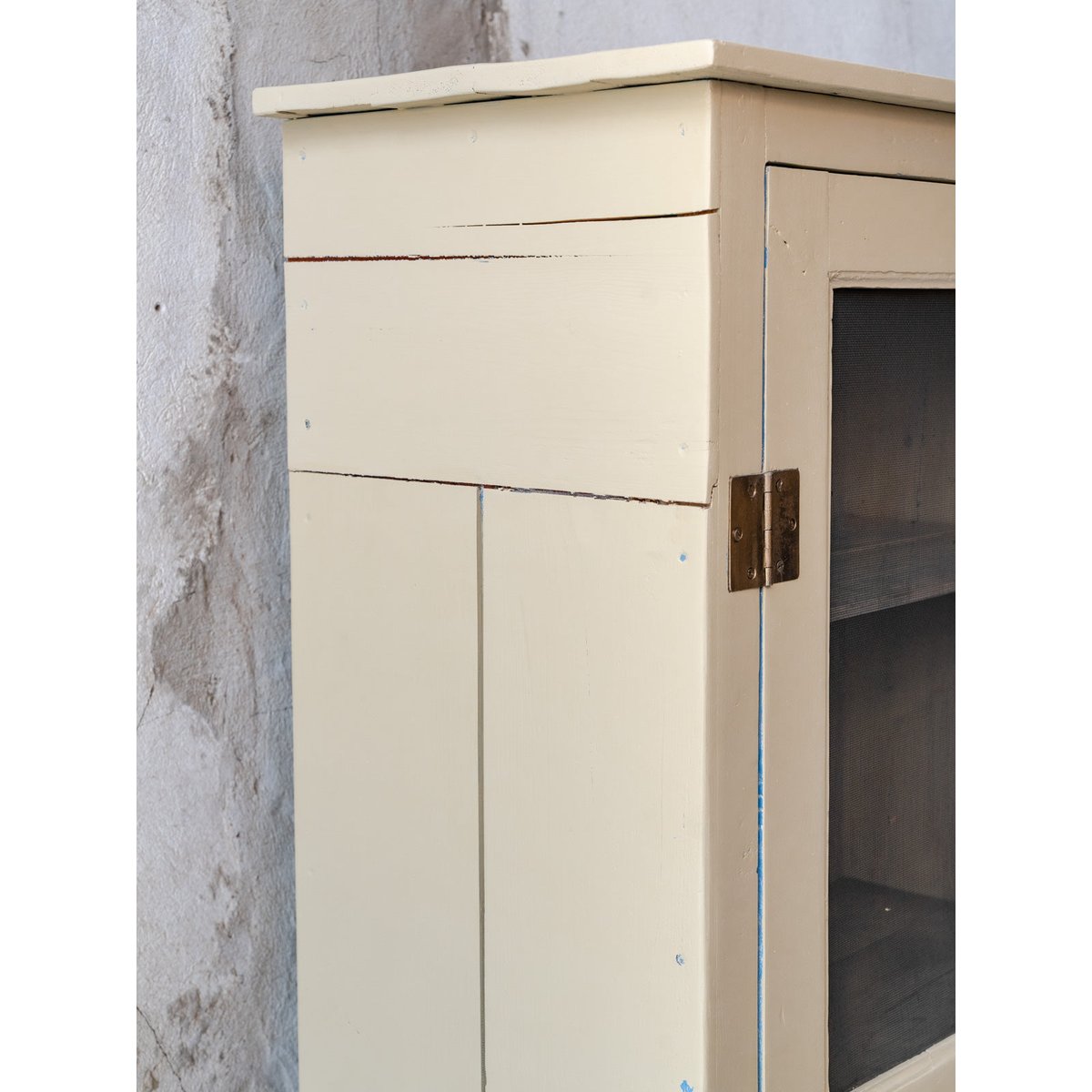 bonnetière en bois beige à porte grillagée Blandine N°518 - Bon état beige, DEBONGOUT