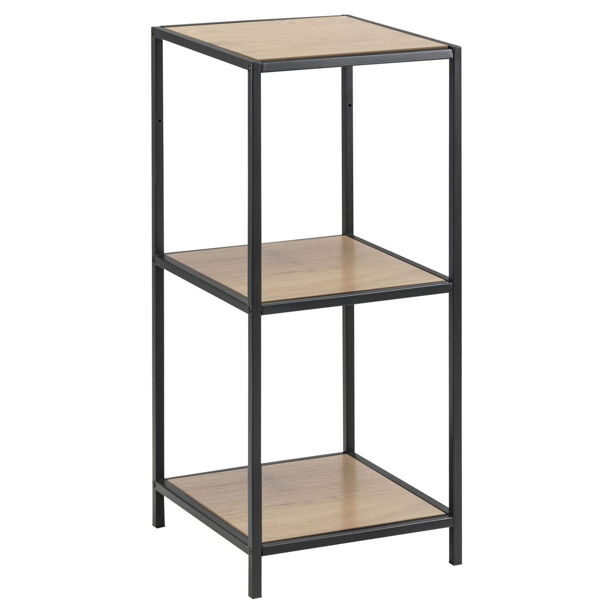 Etagère 2 niveaux design industriel SIREINE beige, TOILINUX