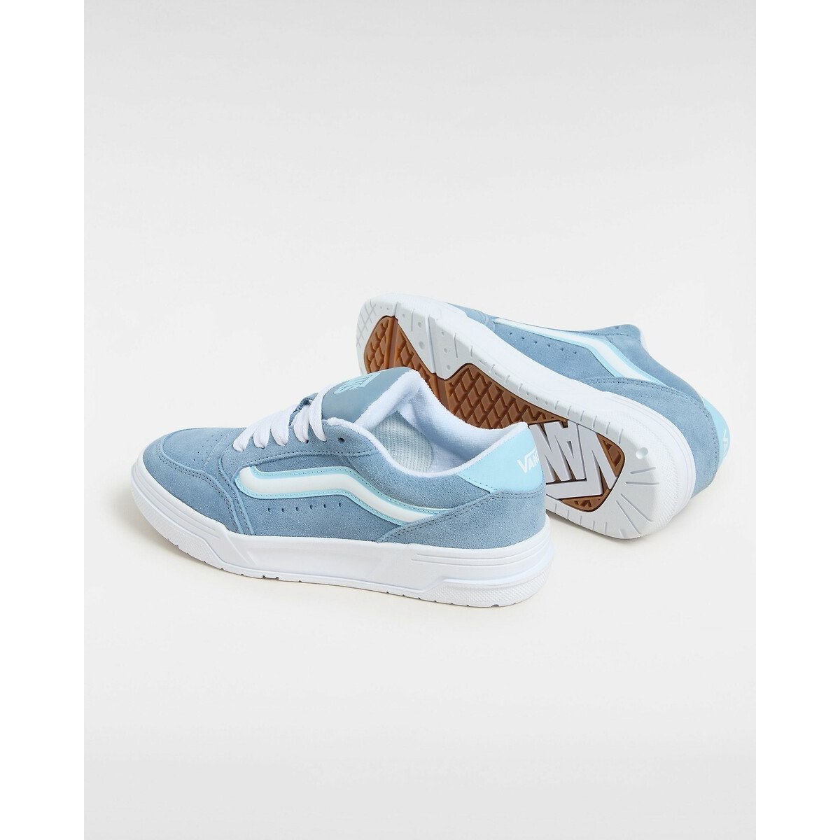 Baskets cuir Hylane bleu, VANS