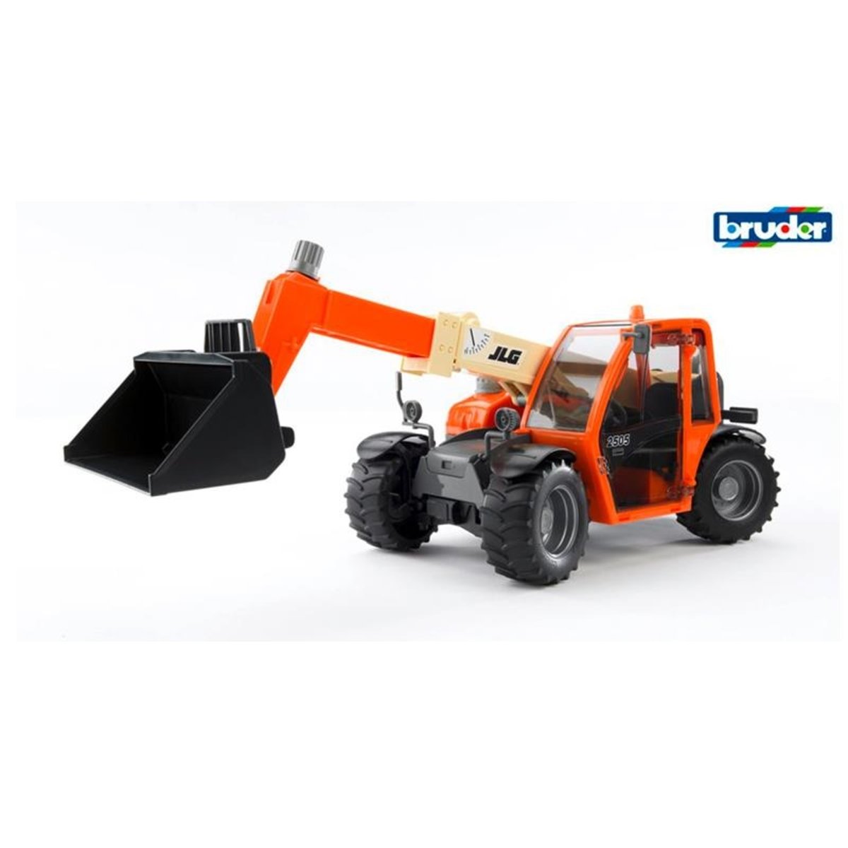 Chariot télescopique super compact JLG 2505 orange, BRUDER