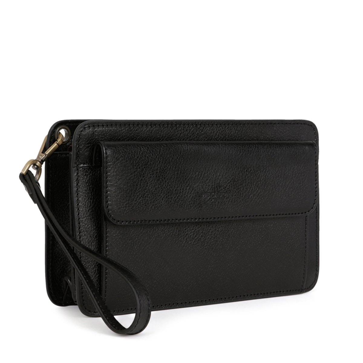Pochette dragonne  RÉPUBLIQUE noir, HEXAGONA