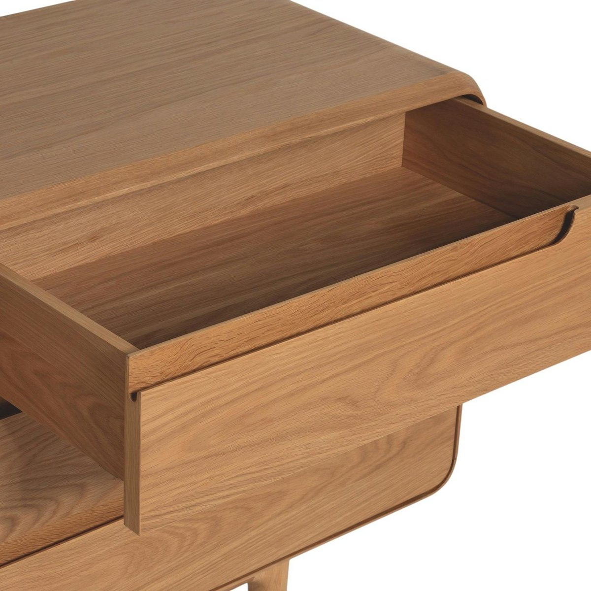 Buffet moderne en chêne clair 2 portes DERBY bois naturel, PIER IMPORT