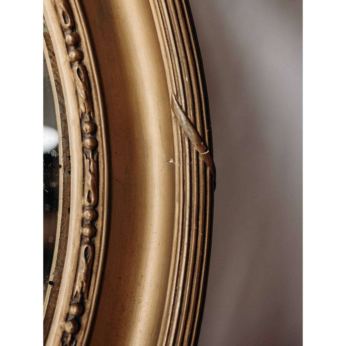Grand miroir doré Georges N°989 - Bon état doré, DEBONGOUT