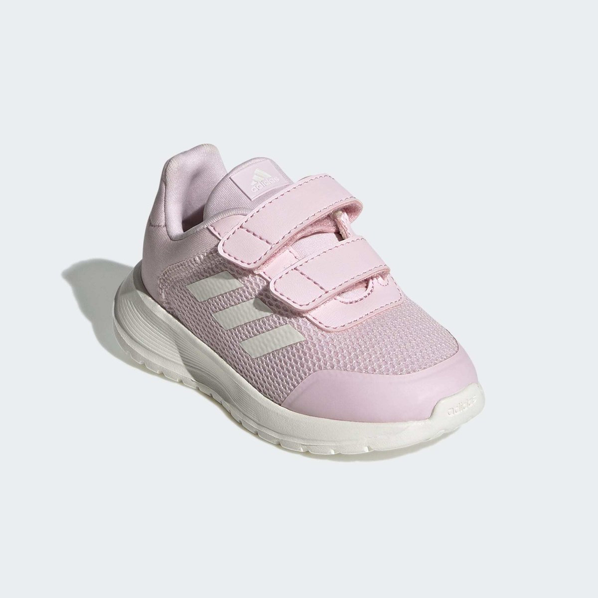 Baskets Scrachées Tensaur Run clear pink / core white / clear pink, adidas Performance
