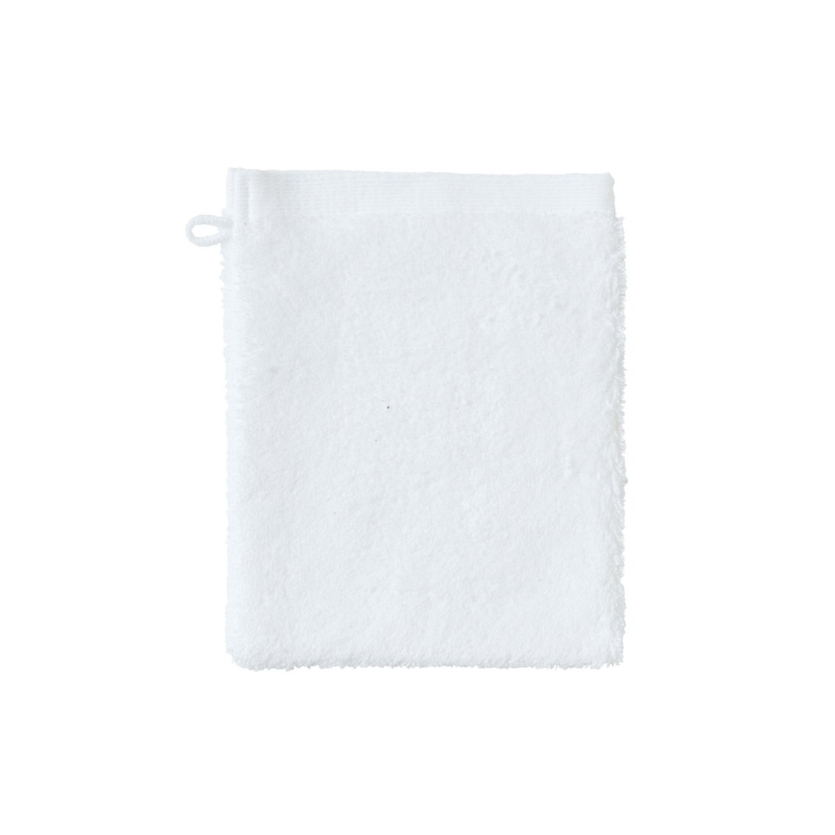 Gant de toilette EQUINOXE II blanc, CARRE BLANC