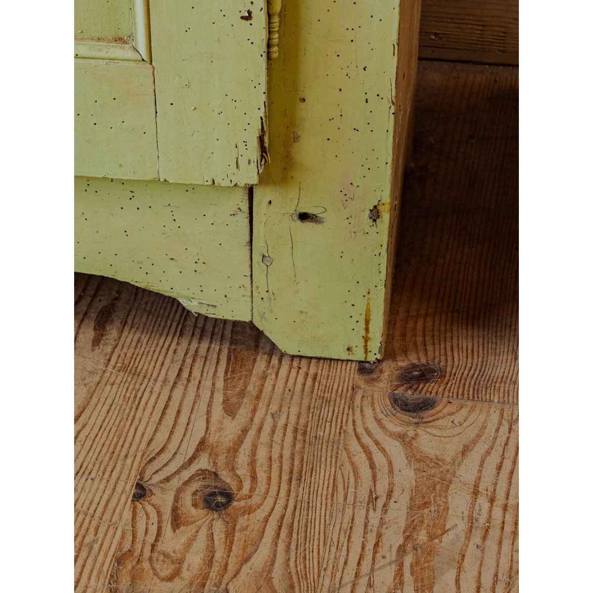 Bonnetière en bois vert Blandine N°473 - Bon état vert, DEBONGOUT