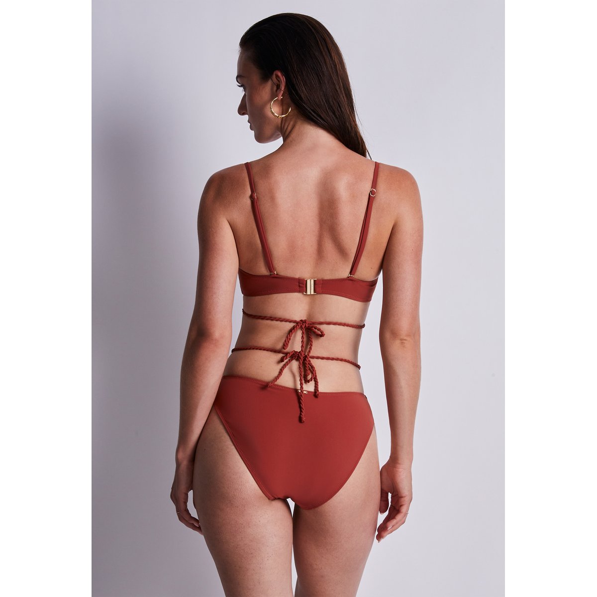 Haut de maillot de bain Triangle Summer Journey rouge, AUBADE