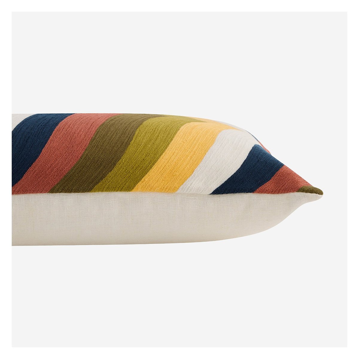 Coussin lin CASTILLE multicolore, HABITAT