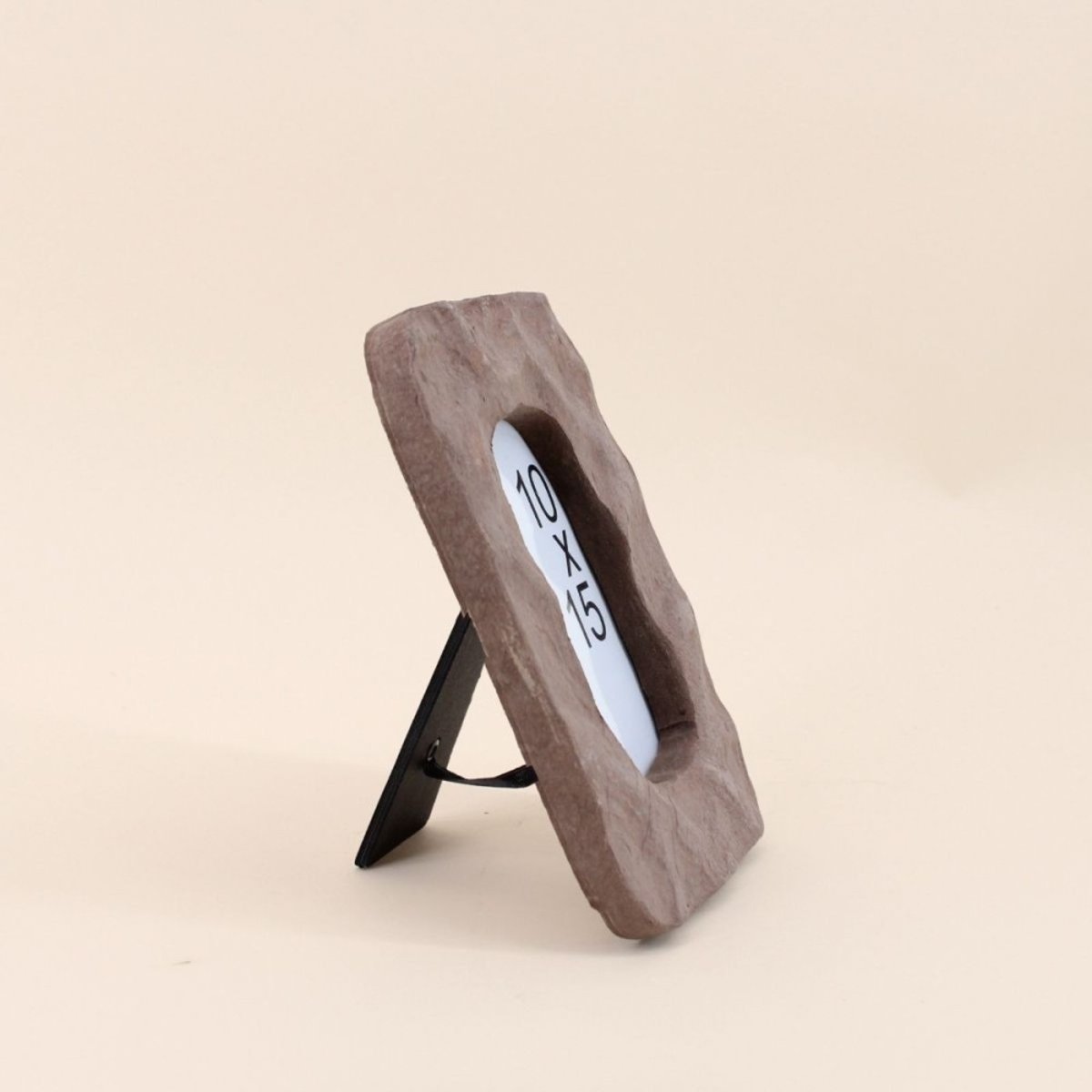 Cadre photo organique 20x15cm marron, ORNAMI