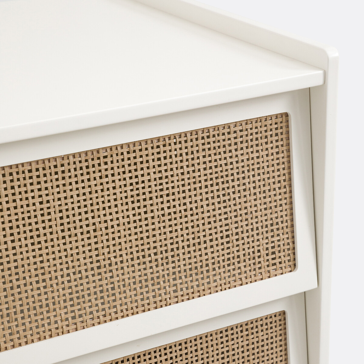 Chiffonnier 5 tiroirs en cannage, Kaya blanc cassé, LA REDOUTE INTERIEURS
