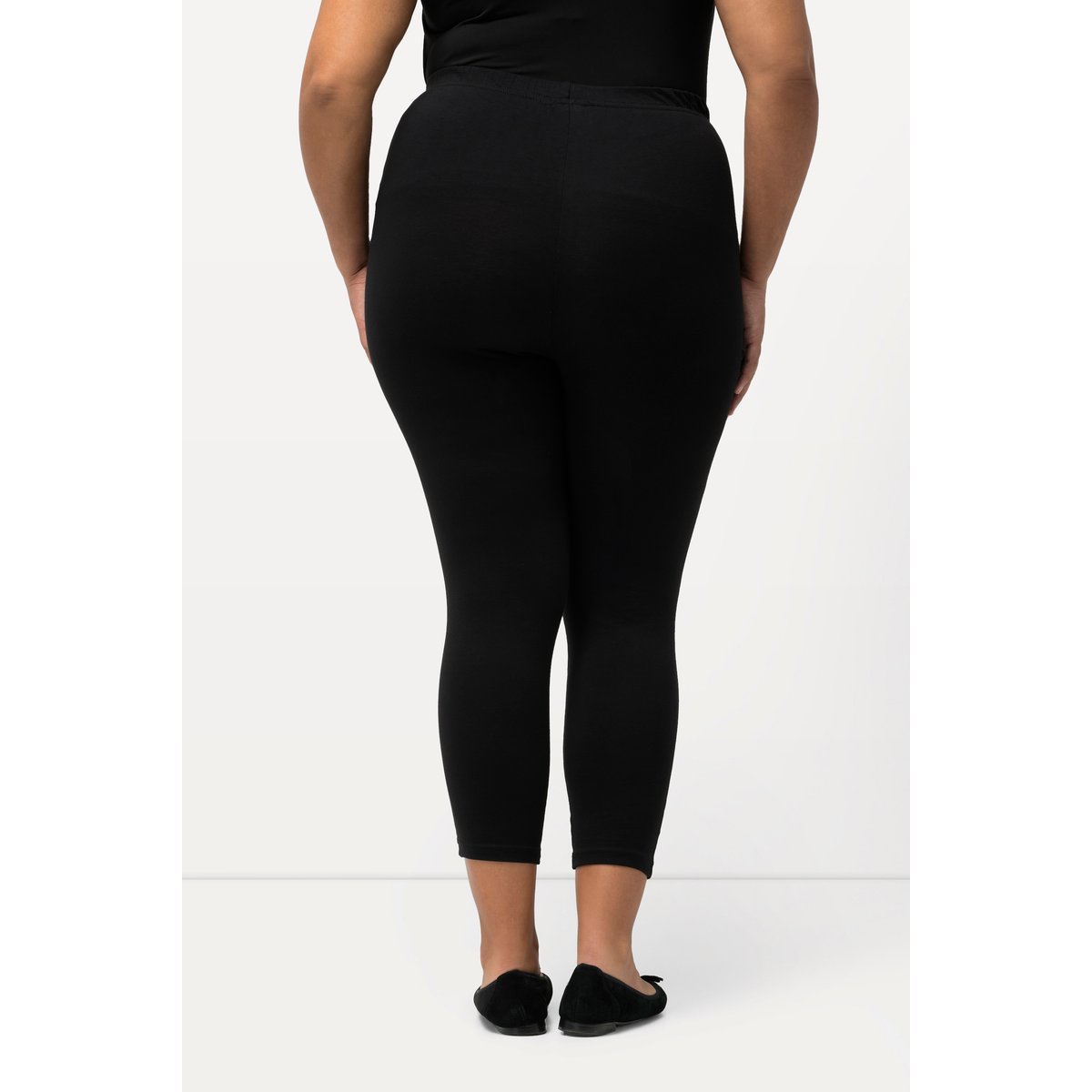 Legging 7/8 avec taille élastique noir, ULLA POPKEN