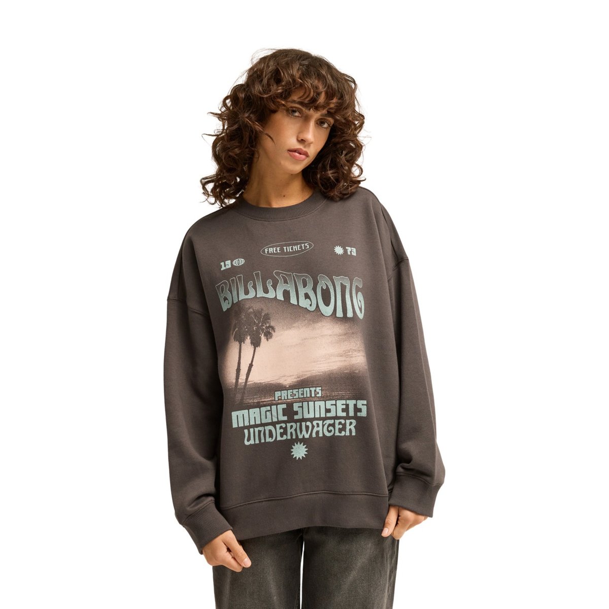 Sweat à capuche TAKE A TOUR noir off black, BILLABONG