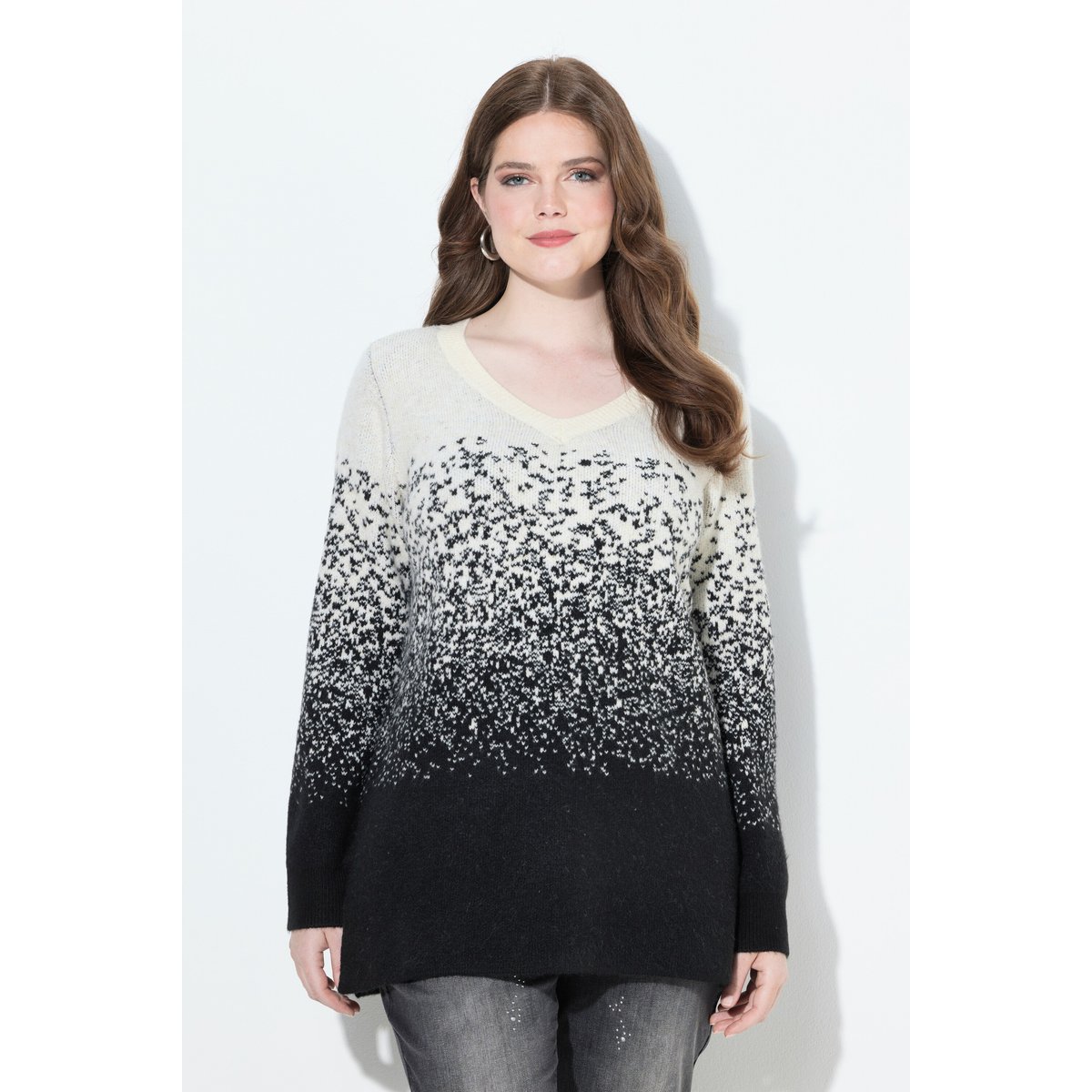 Pull avec dégradé de couleurs champagne clair, ULLA POPKEN