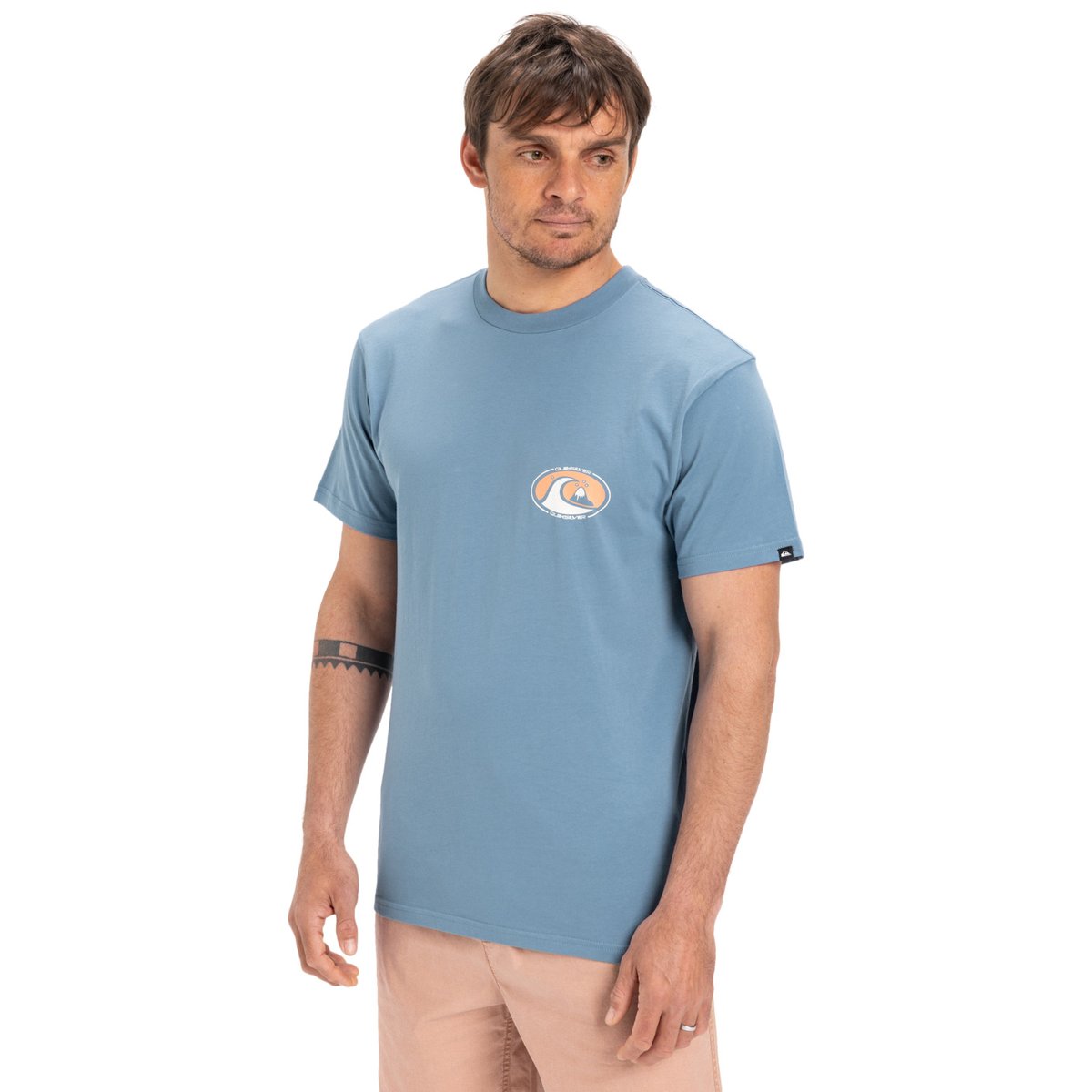T-shirt à manches courtes EV FLOWER CHAOS bleu coronet blue, QUIKSILVER