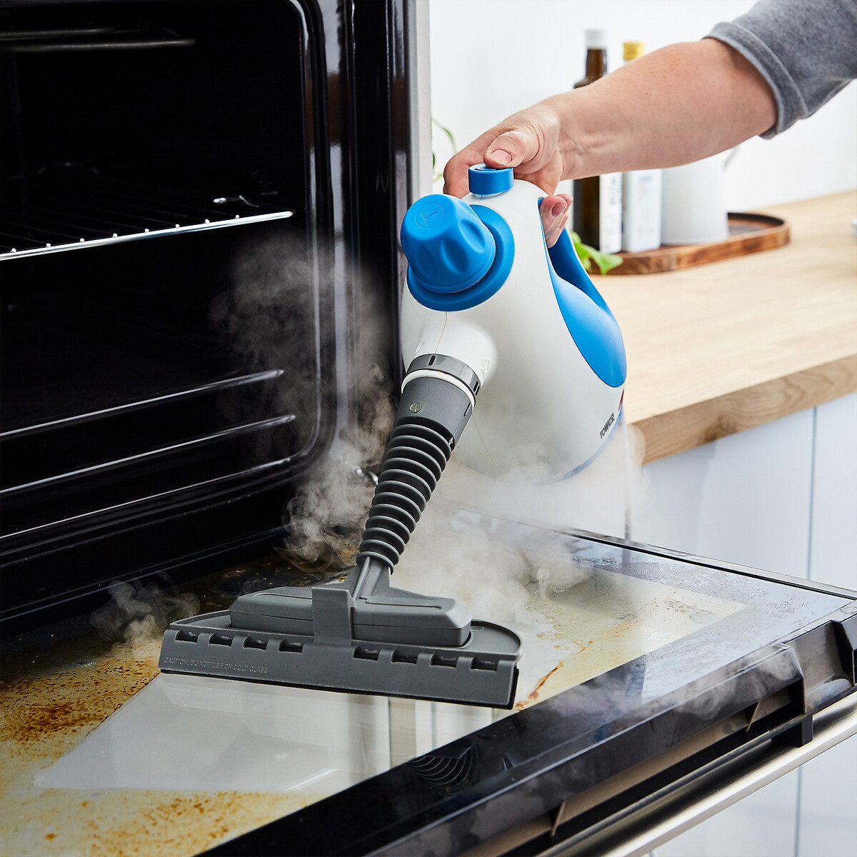 THS10 Handheld Steam Cleaner - T134000 blue, TOWER