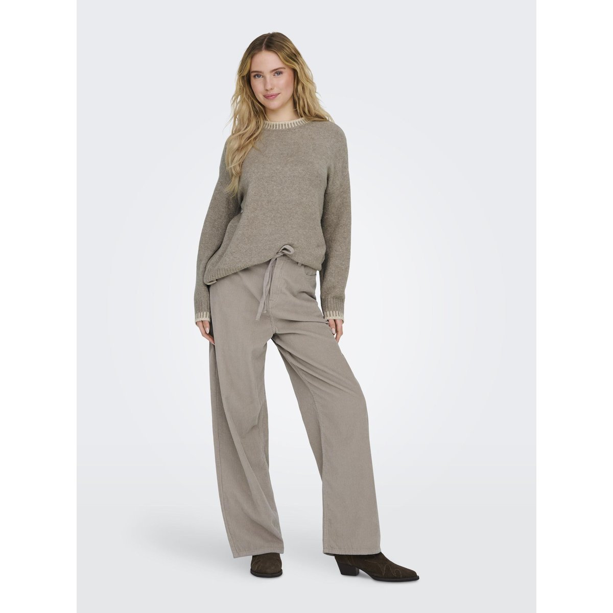 Pantalon À Jambe Large string, ONLY