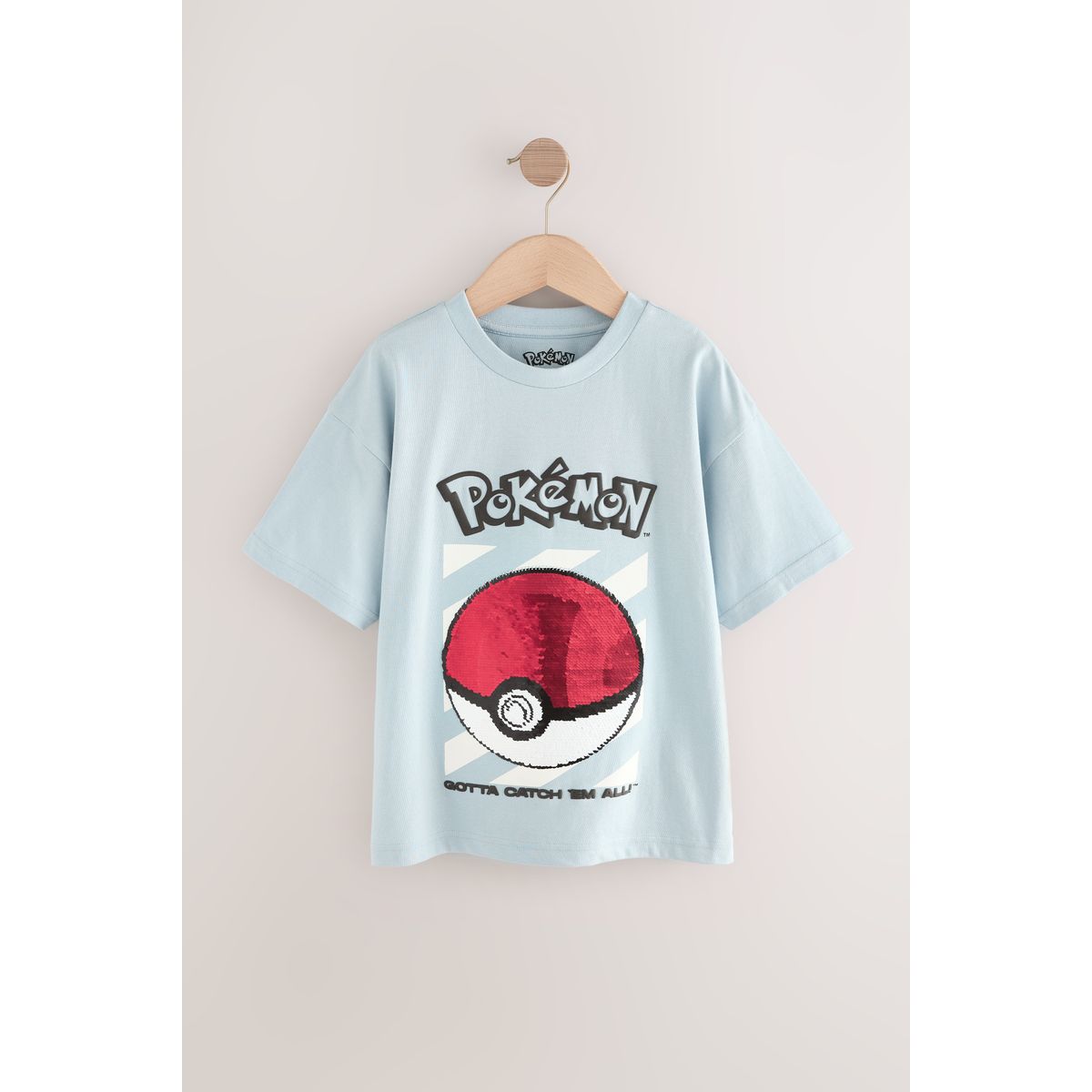 T-shirt à manches courtes pokémon bleu, NEXT