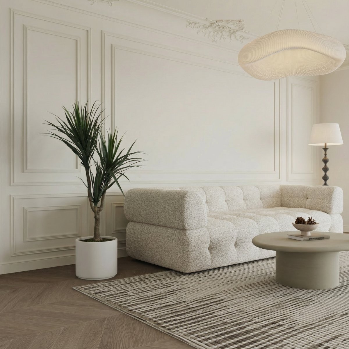 Dracaena en pot artificiel H119 vert, SIA DECO