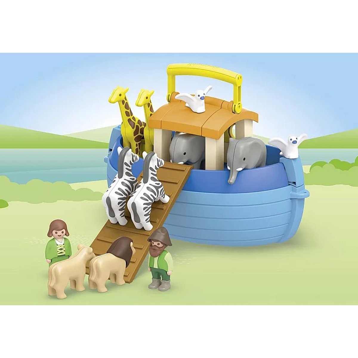 Junior Arche de Noé transportable multicolore, PLAYMOBIL
