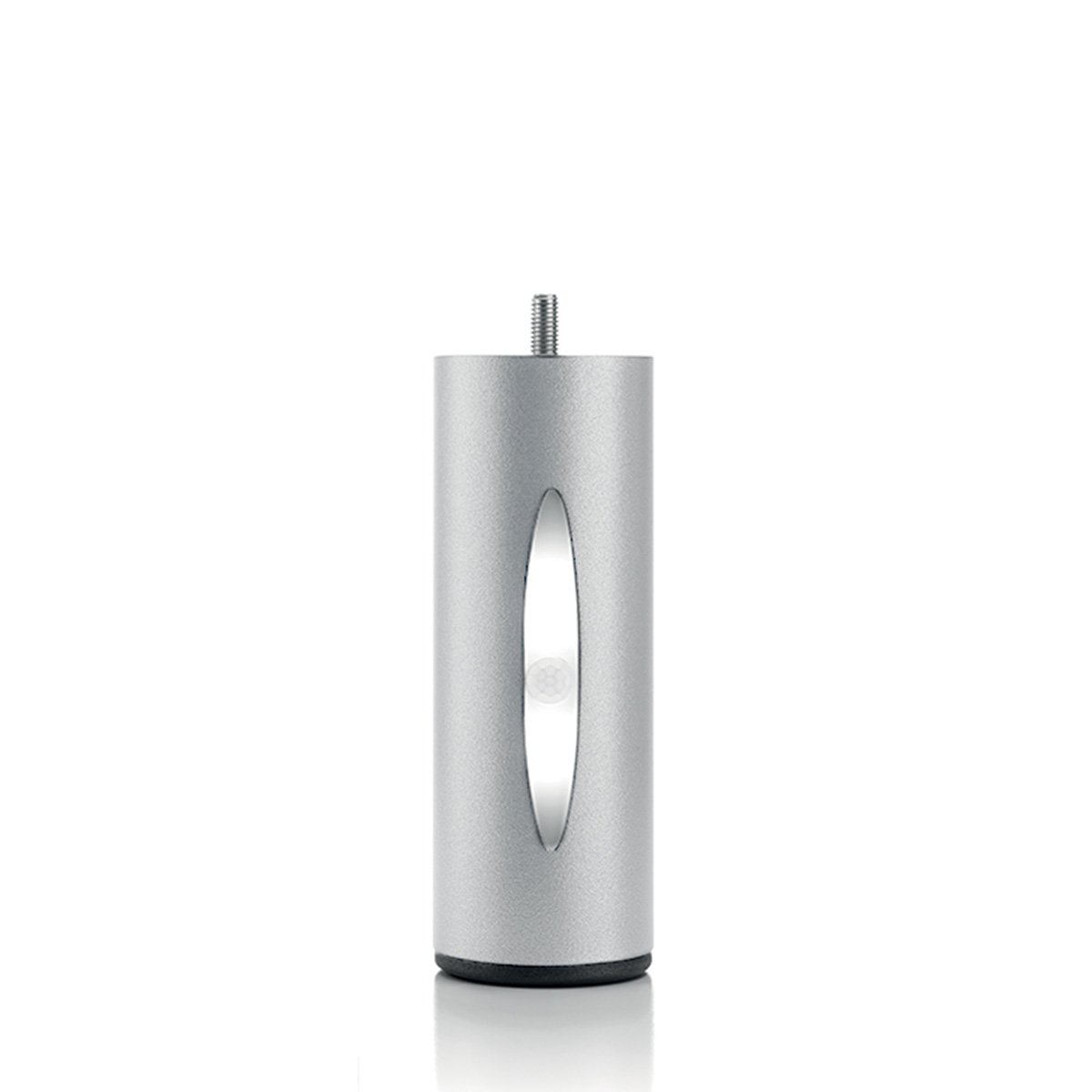 Pied de lit cylindrique lumineux Hauteur 16 cm (vendu à l'unité) noir, BELLECOUR