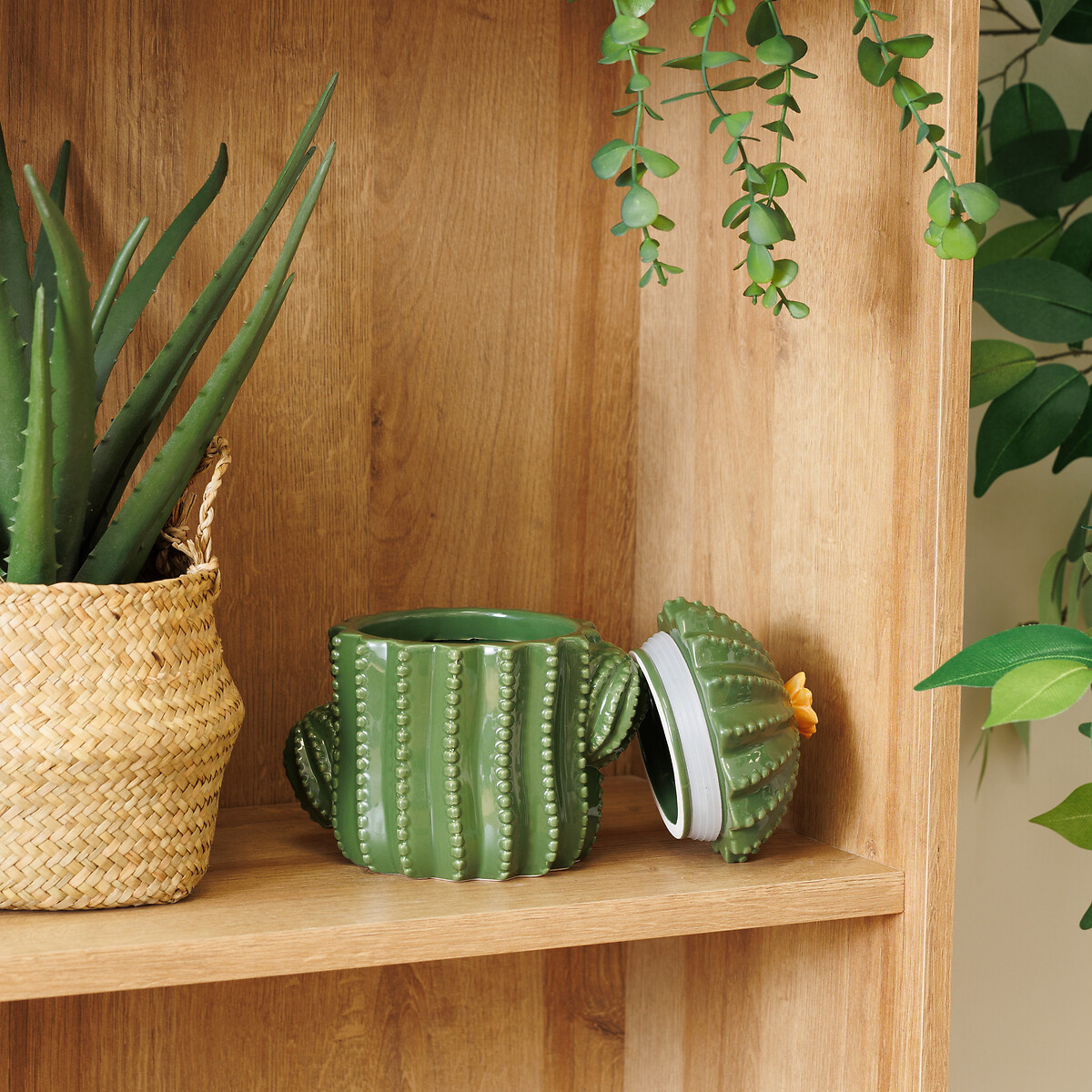 Boîte décorative YUCA vert, ATMOSPHERA