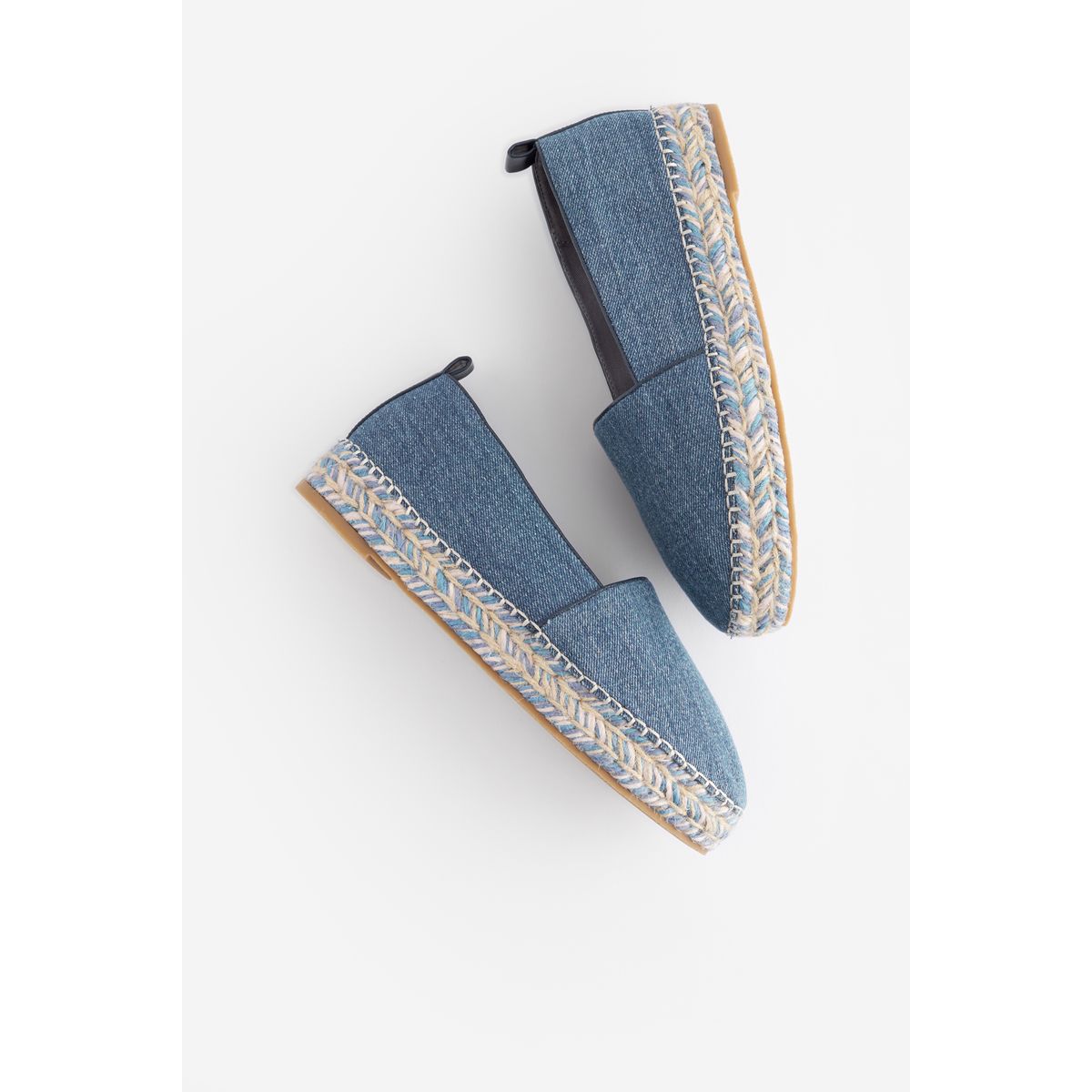 Espadrilles à semelle épaisse jean, NEXT