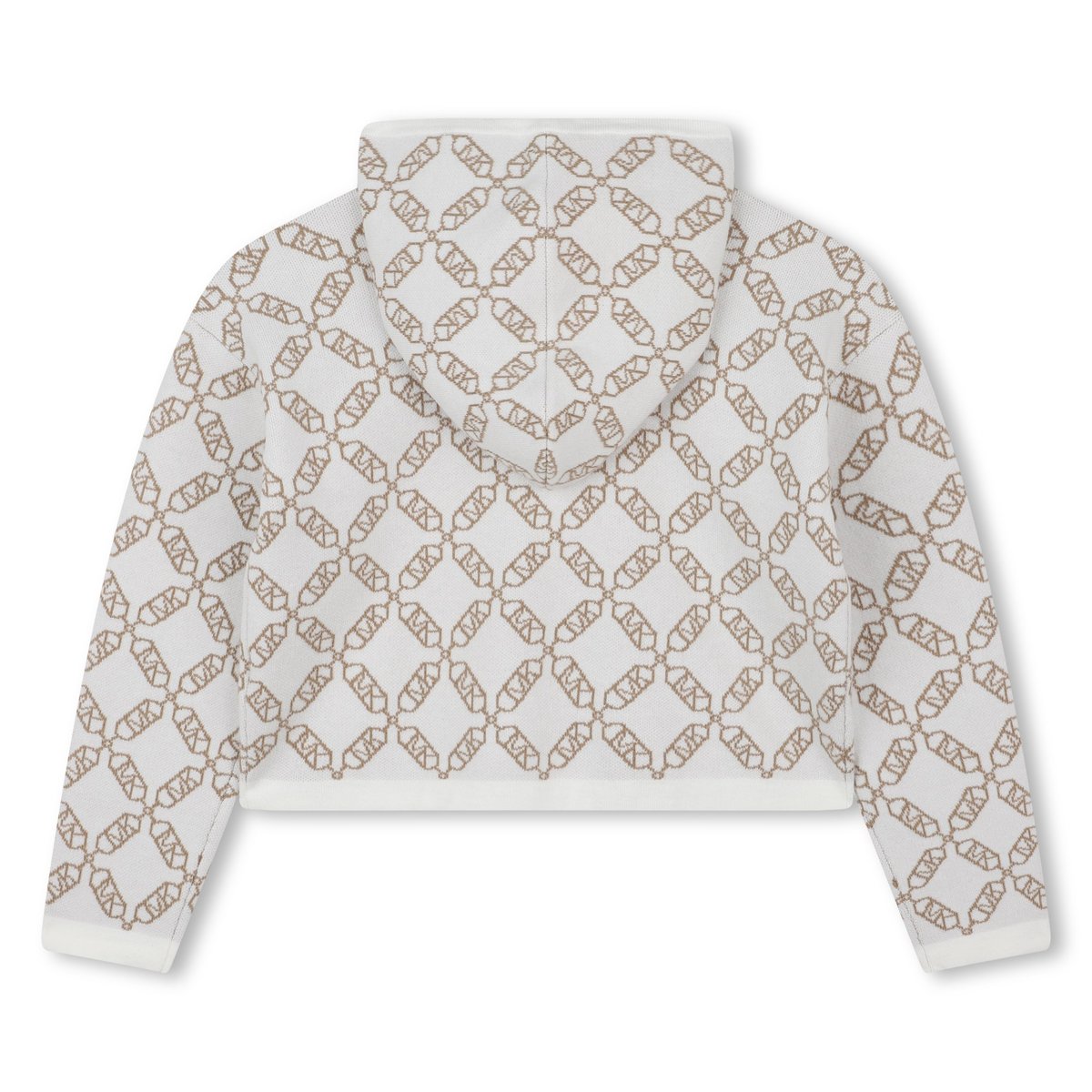 Cardigan à capuche ecru beige, MICHAEL KORS