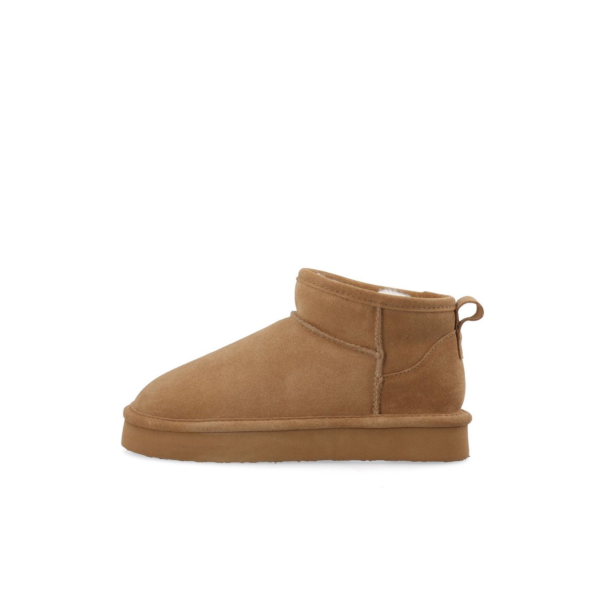 Bottes Flatform cognac, BIANCO