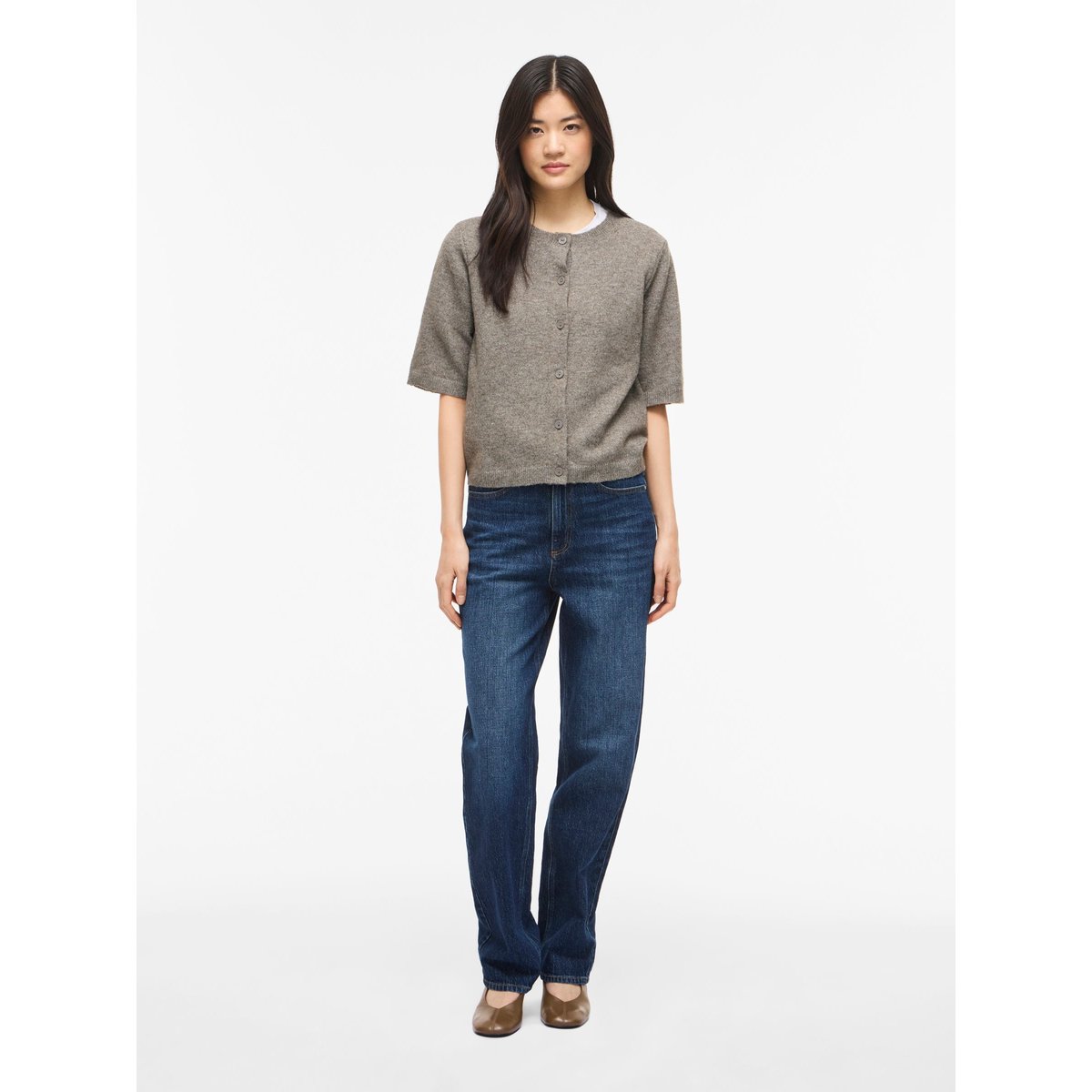 Gilet boutonné manches courtes falcon, VILA