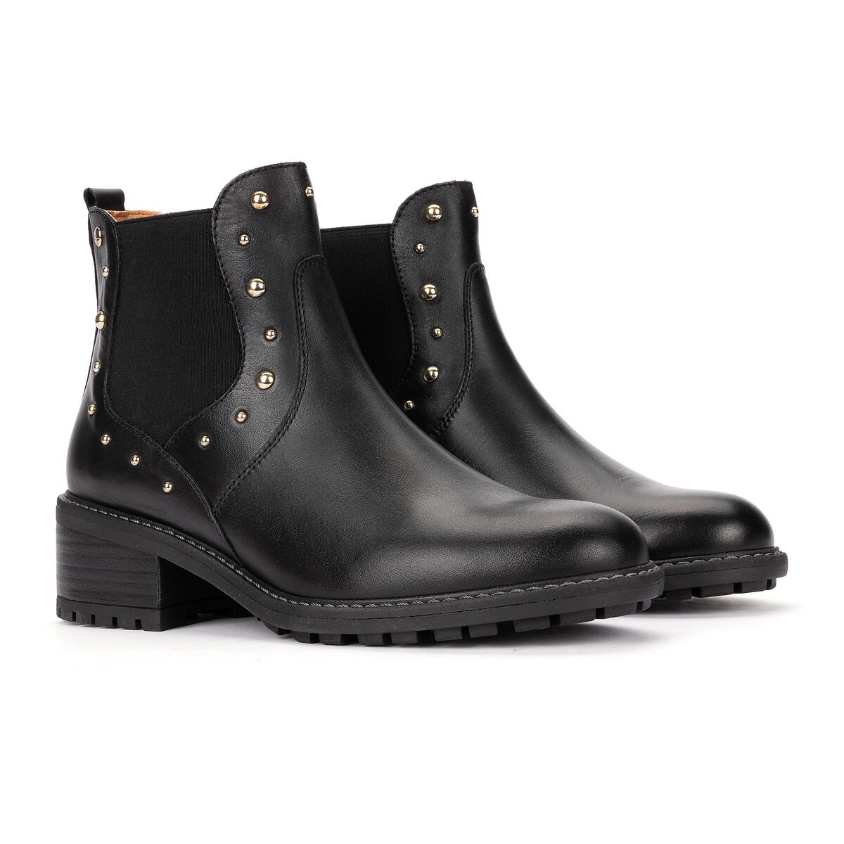 Lederstiefeletten Medina schwarz, PIKOLINOS