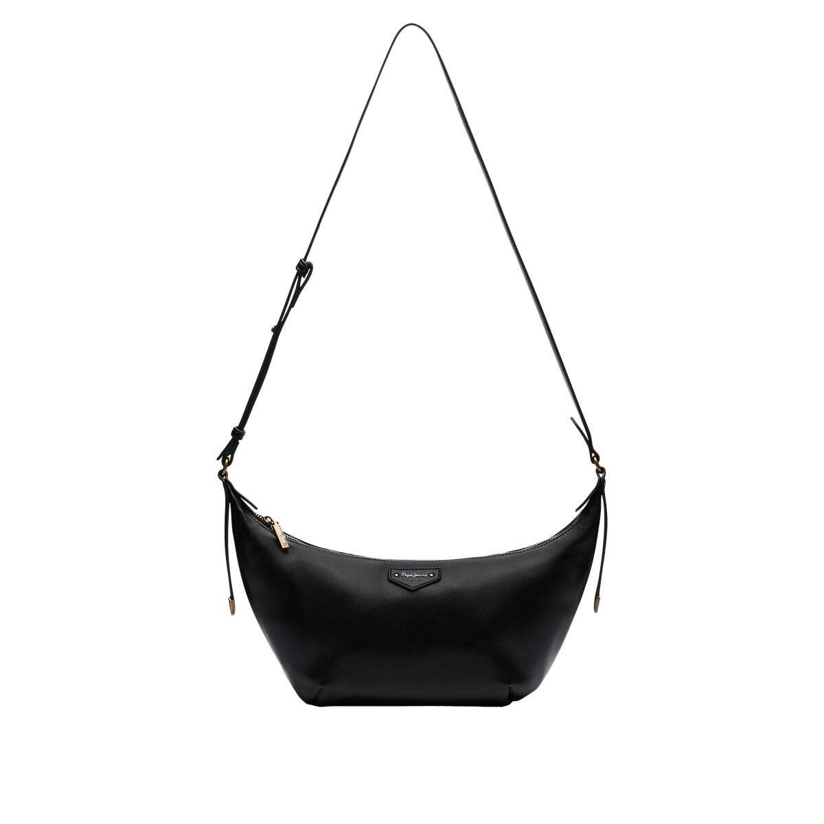 Sac Demi-Lune Effet Cuir noir, PEPE JEANS